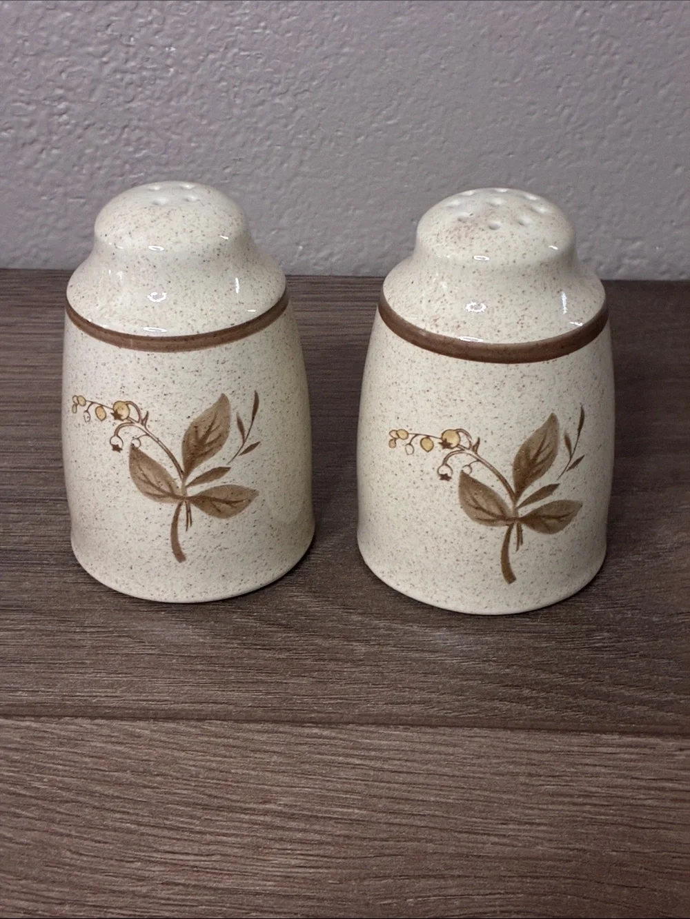 Royal Doulton Sandsprite Pattern Salt & Pepper Shakers